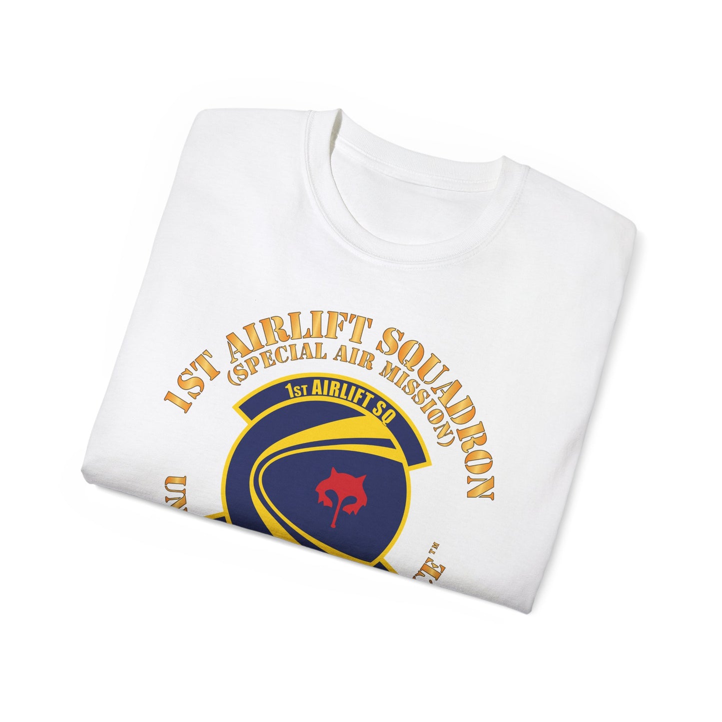 Unisex Ultra Cotton Tee - USAF - 1st Airlift Squadron X 300