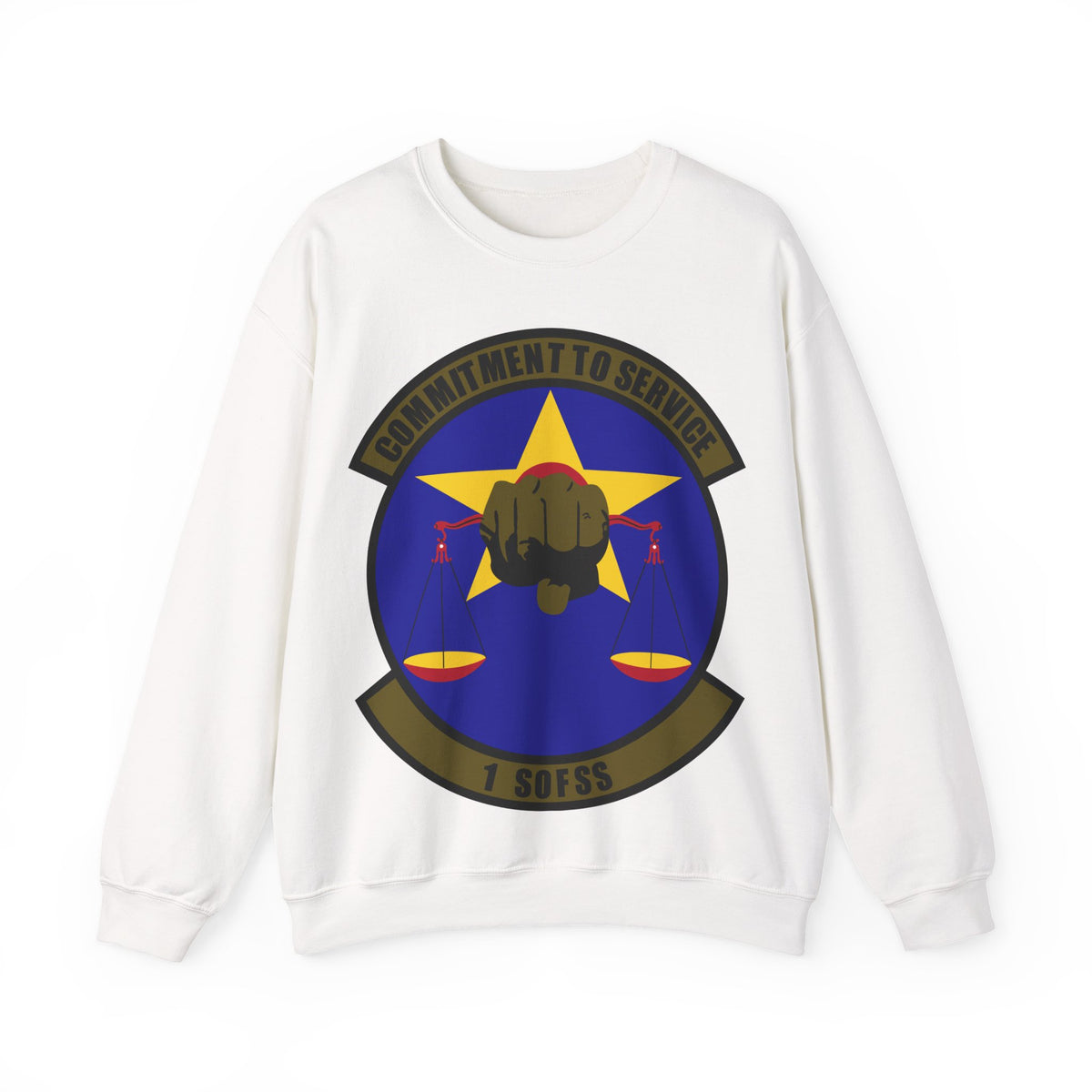 Crewneck Sweatshirt - USAF - 1st Special Operations Force Support Sq wo txt X 300