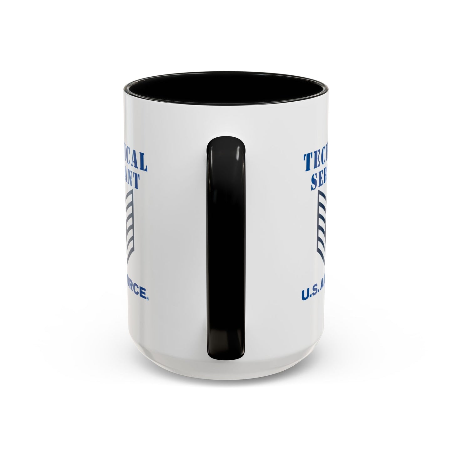 Accent Coffee Mug (11oz & 15oz) - USAF - Technical Sergeant (E6) - 2020 - US Air Force w Text X 300