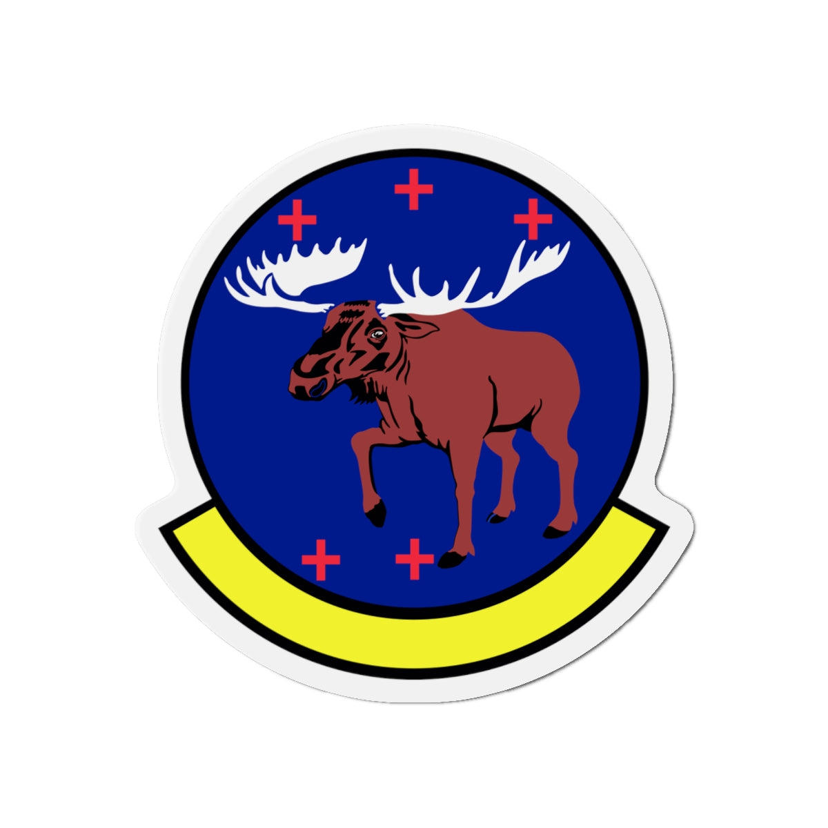 Die-Cut Magnet - USAF - 4th Healthcare Operations Sq wo txt X 300