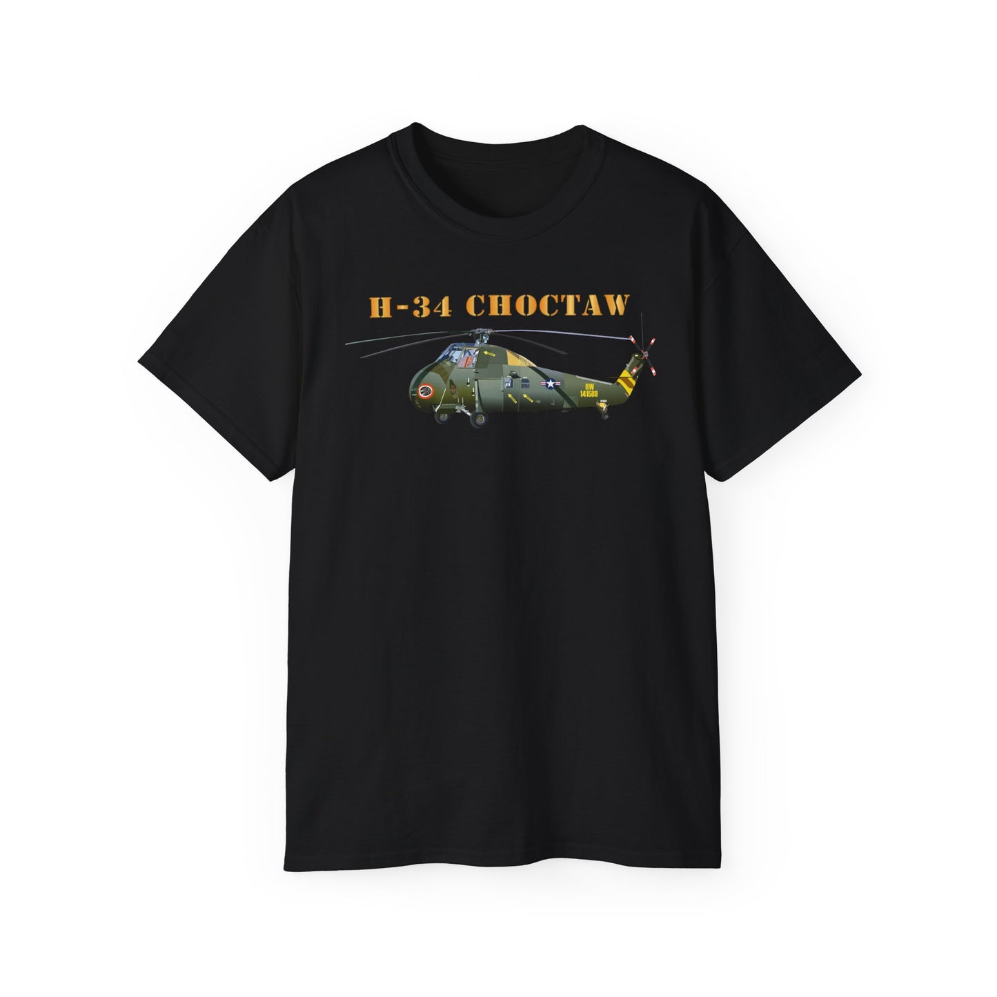 Unisex Ultra Cotton Tee - H-34 Choctaw with Txt X 300