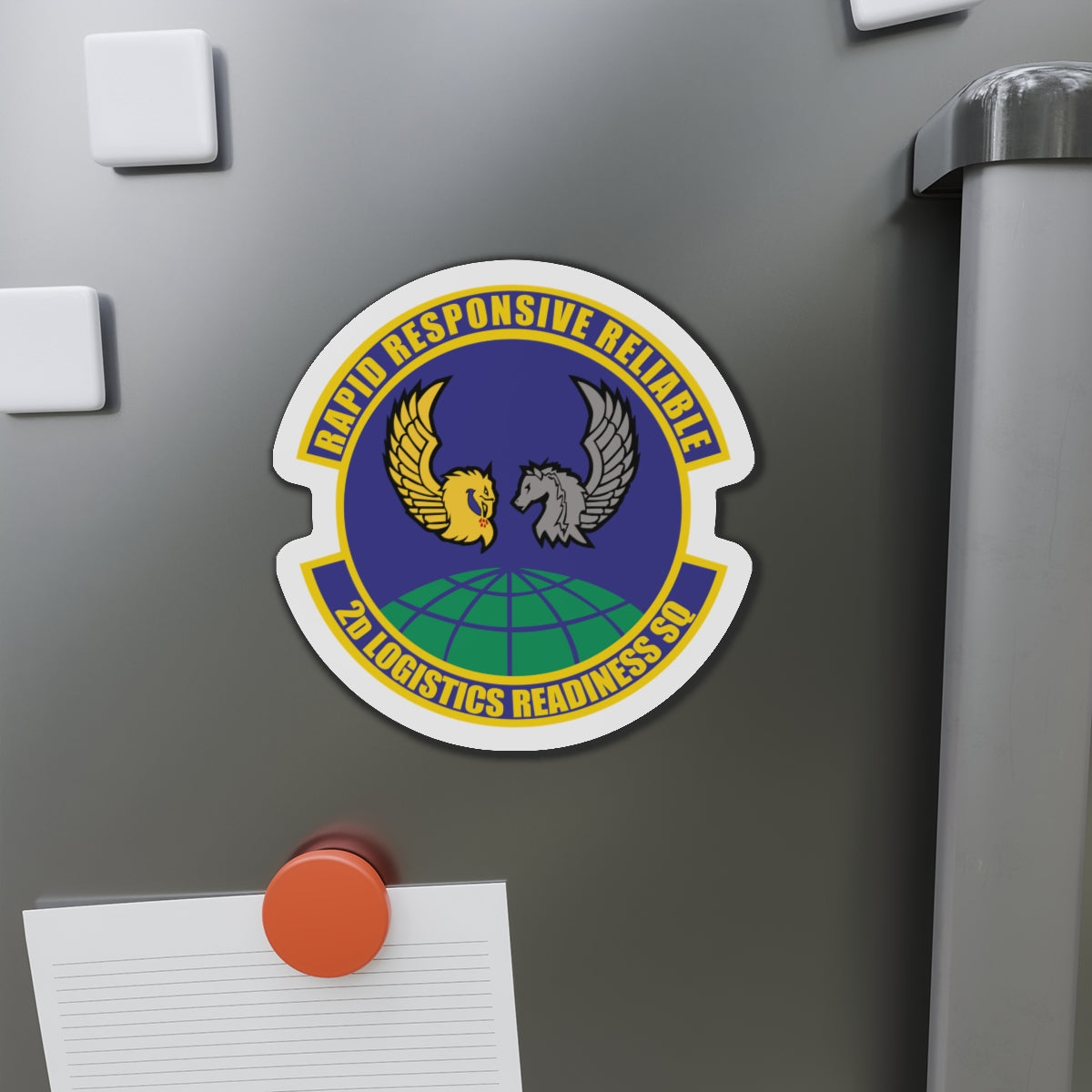 Die-Cut Magnet - USAF - 2d Logistics Readiness Squadron wo txt