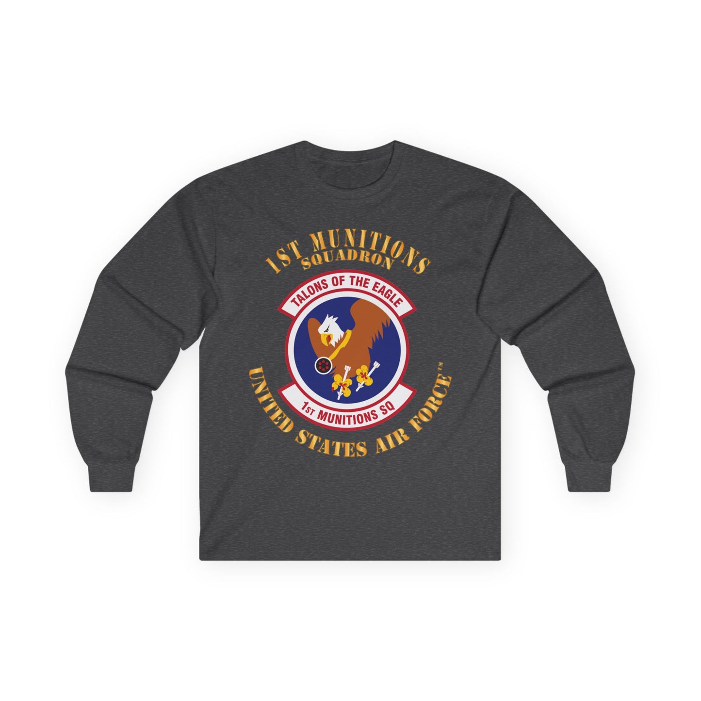 Unisex Ultra Cotton Long Sleeve Tee - USAF - 1st Munitions Squadron (ACC)