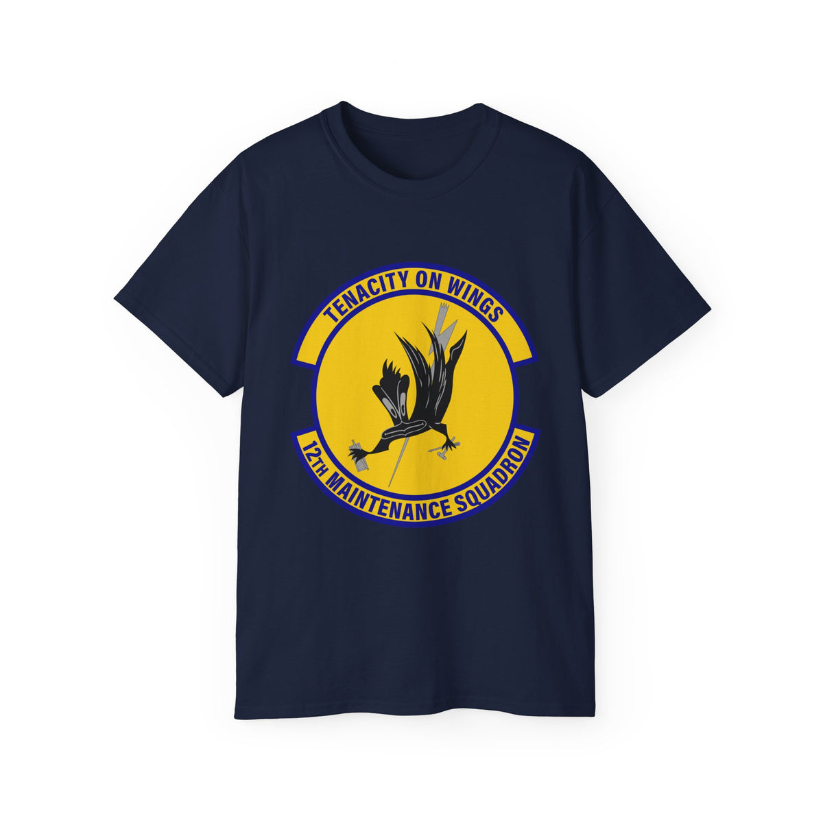 Unisex Ultra Cotton Tee - USAF - 12th Maintenance Sq wo txt