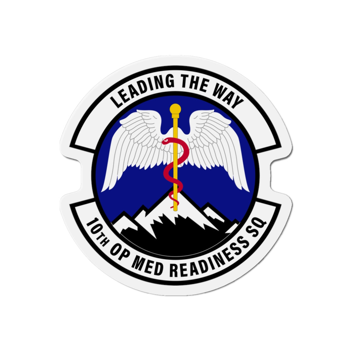 Die-Cut Magnet - USAF - 10th Operational Medical Readiness Sq wo txt