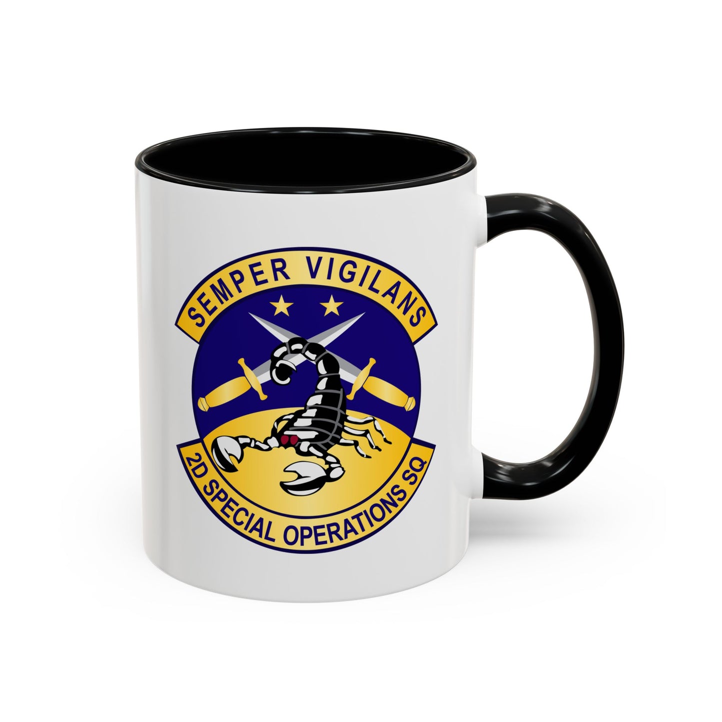 Accent Coffee Mug (11oz & 15oz) - USAFSOF - 2nd Special Operations Squadron wo Txt