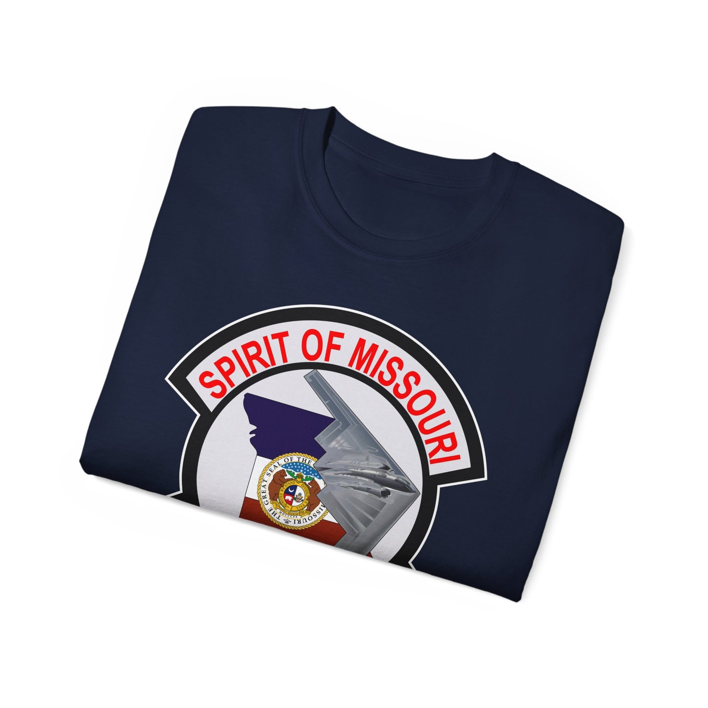 Unisex Ultra Cotton Tee - USAF - B2 - Spirit of Missouri - Stealth Bomber wo Txt
