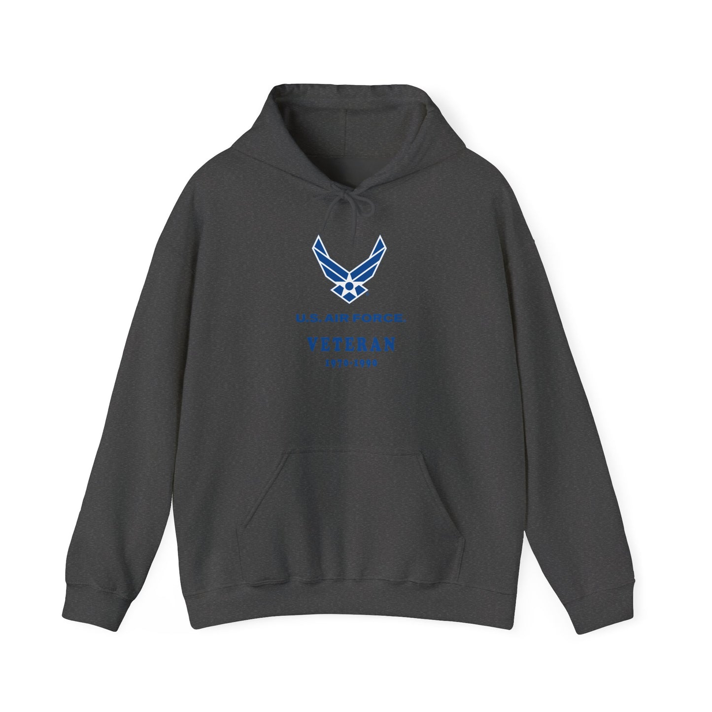 Unisex Heavy Blend Hooded Sweatshirt - USAF - Air Force - Veteran w years
