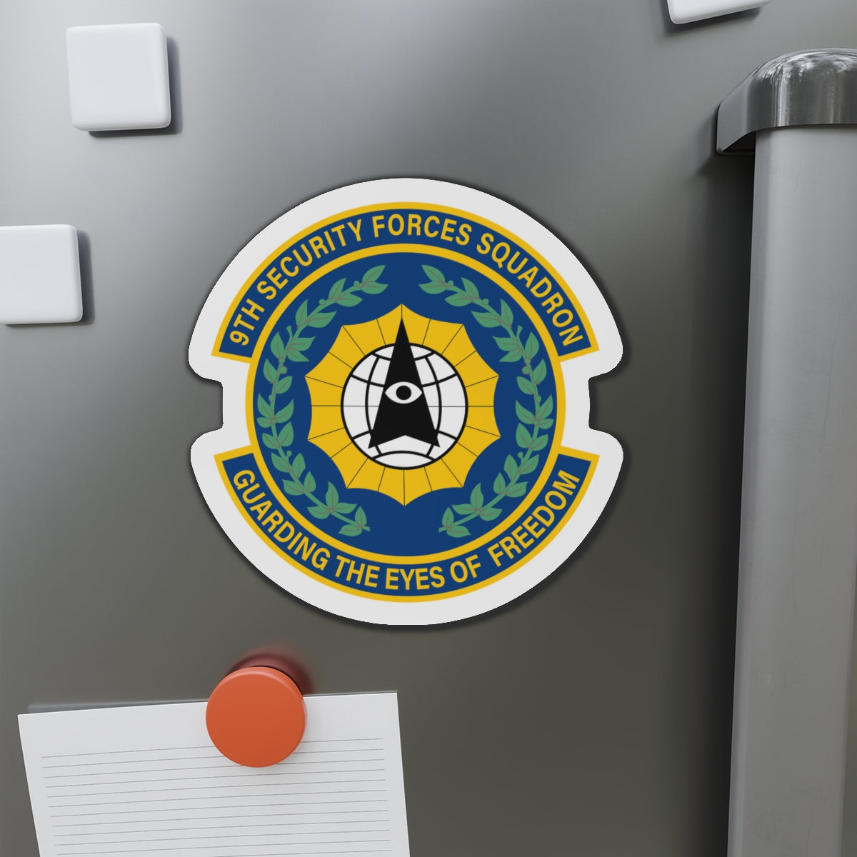 Die-Cut Magnet - USAF - 9th Security Forces Squadron wo txt X 300