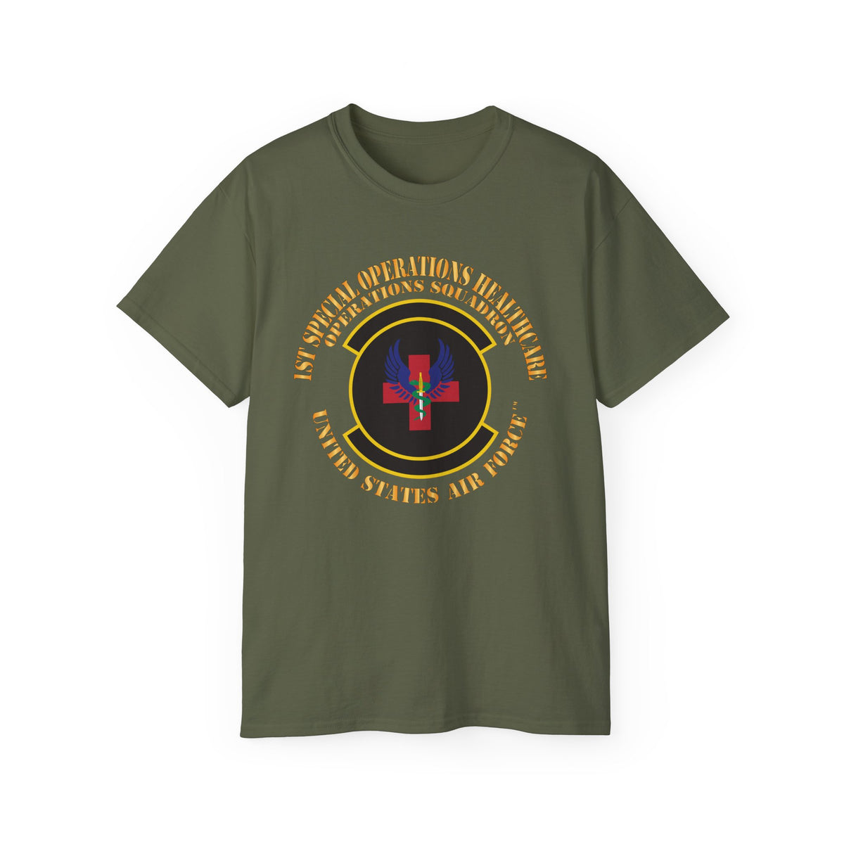 Unisex Ultra Cotton Tee - USAF - 1st Special Operations Healthcare Operations Squadron X 300