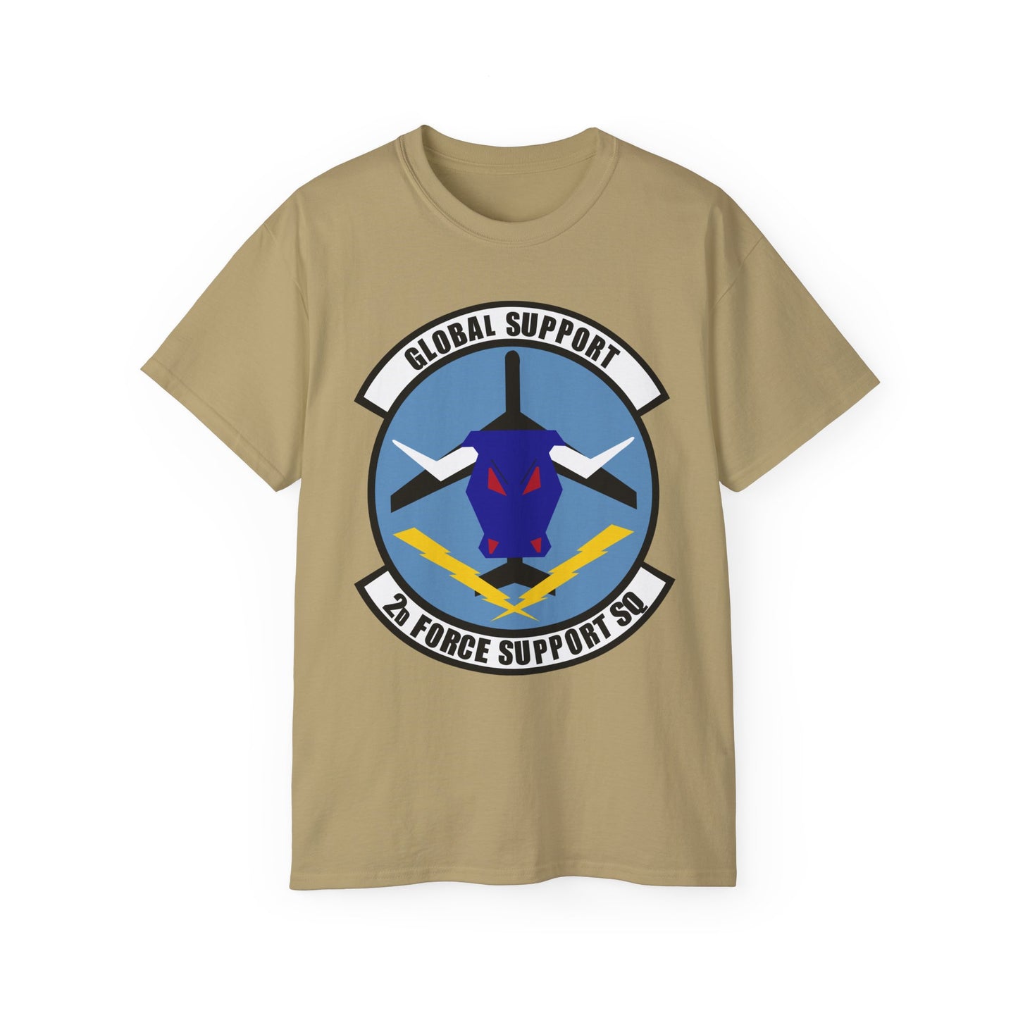 Unisex Ultra Cotton Tee - USAF - 2d  Force Support Squadron wo txt