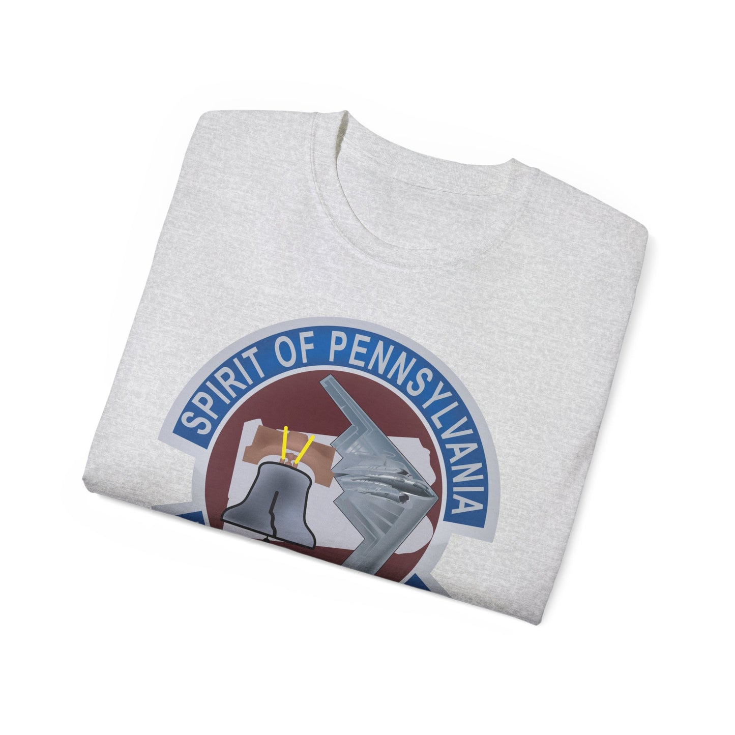 Unisex Ultra Cotton Tee - USAF - B2 - Spirit of Pennsylvania Stealth Bomber wo Txt X 300