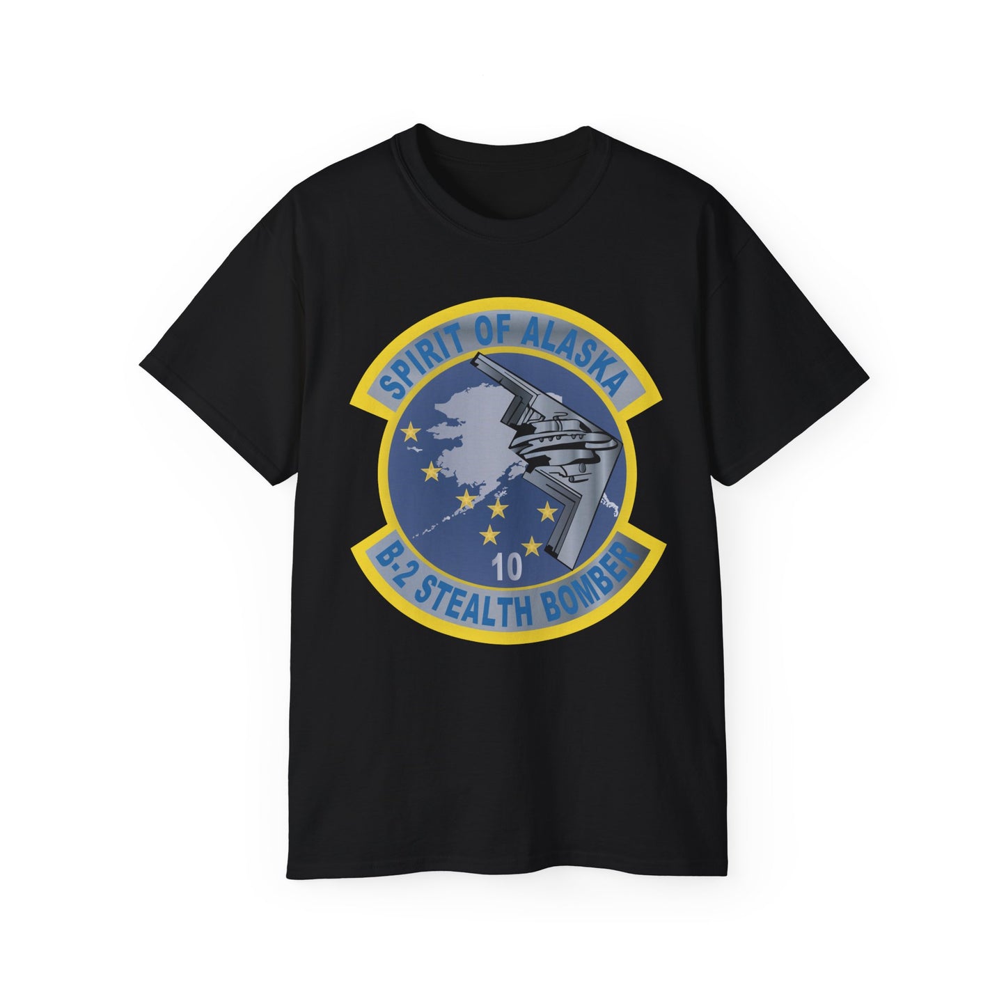 Unisex Ultra Cotton Tee - USAF - B2 - Spirit of Alaska - Stealth Bomber wo txt X 300