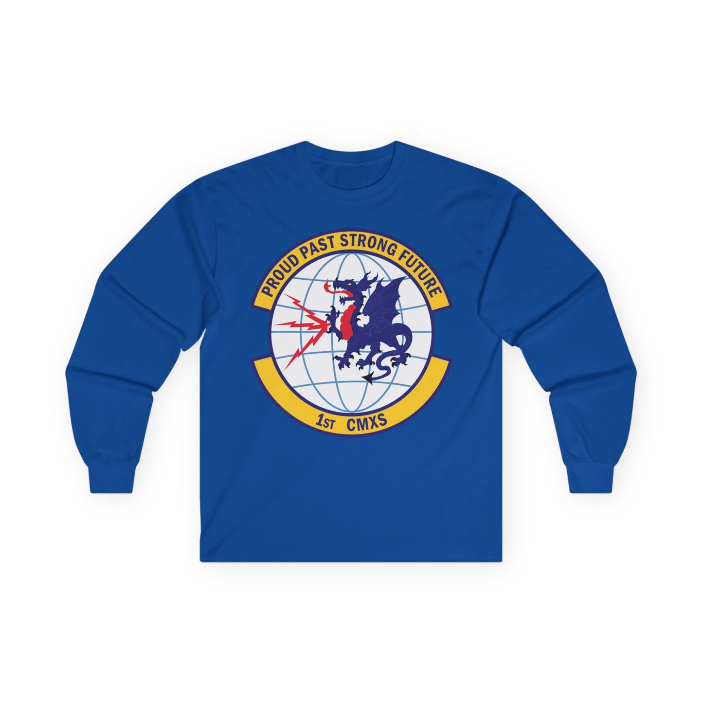 Unisex Ultra Cotton Long Sleeve Tee - USAF - 1st Communications Maintenance Squadron(USAFE) wo txt