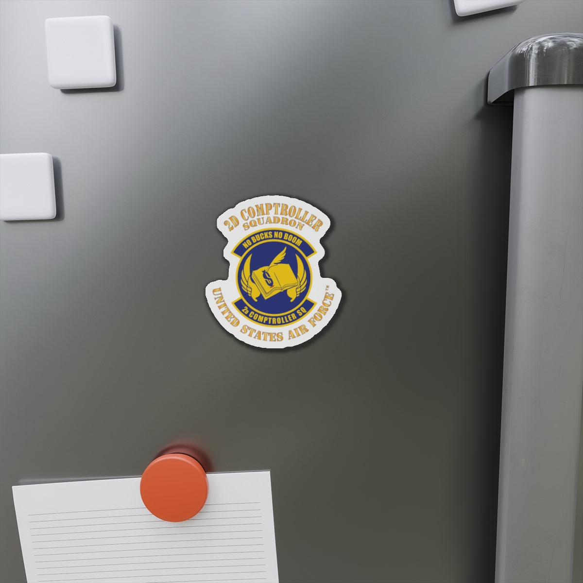 Die-Cut Magnet - USAF - 2d Comptroller Squadron