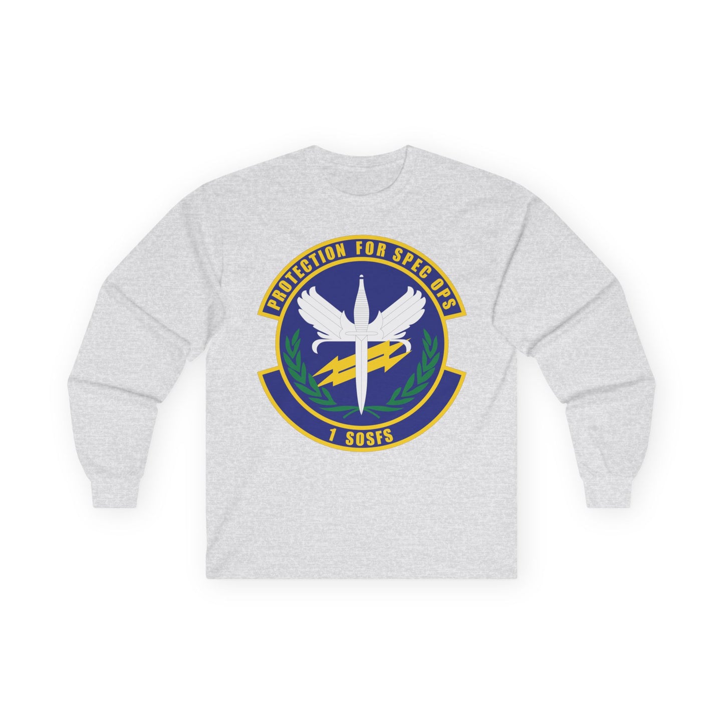 Unisex Ultra Cotton Long Sleeve Tee - USAF - 1st Special Operations Security Forces Squadron wo txt
