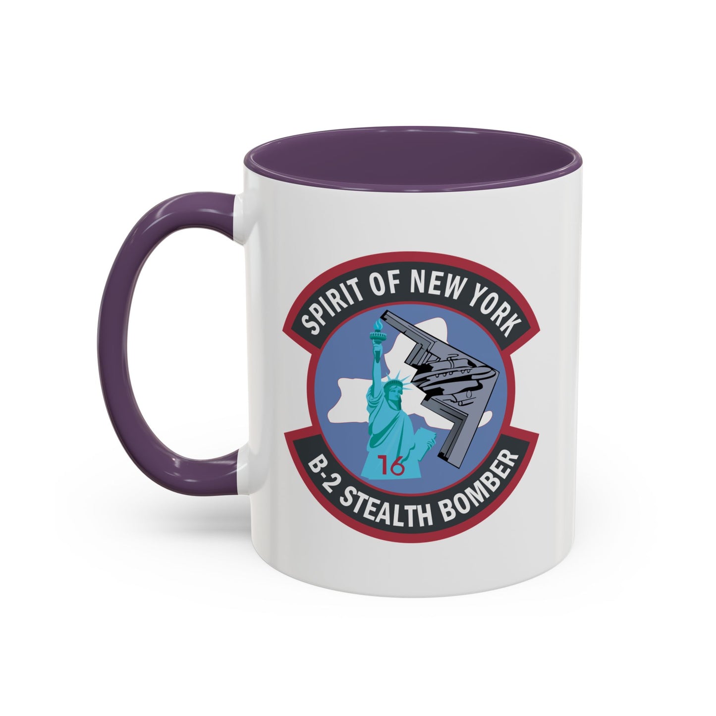 Accent Coffee Mug (11oz & 15oz) - USAF - B2 - Spirit of New York - Stealth Bomber wo txt X 300