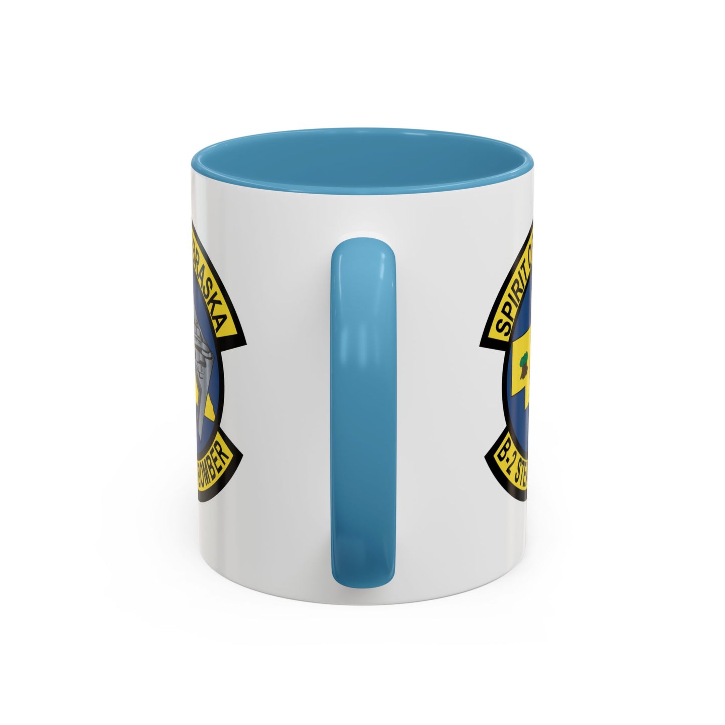 Accent Coffee Mug (11oz & 15oz) - USAF - B2 - Spirit of Nebraska - Stealth Bomber wo txt X 300