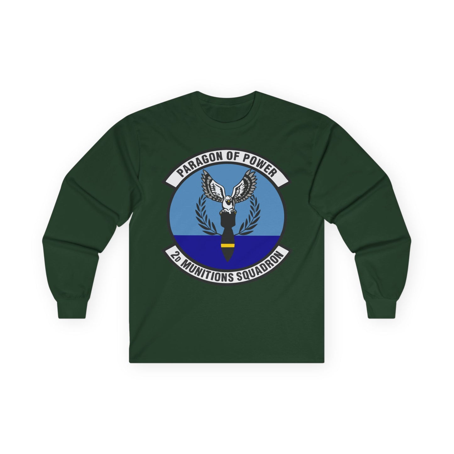Unisex Ultra Cotton Long Sleeve Tee - USAF - 2nd Munitions Squadron wo txt