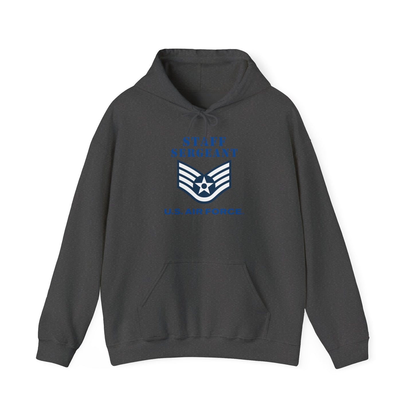 Unisex Heavy Blend Hooded Sweatshirt - USAF - Staff Sergeant (E5) - 2020 - US Air Force w Text