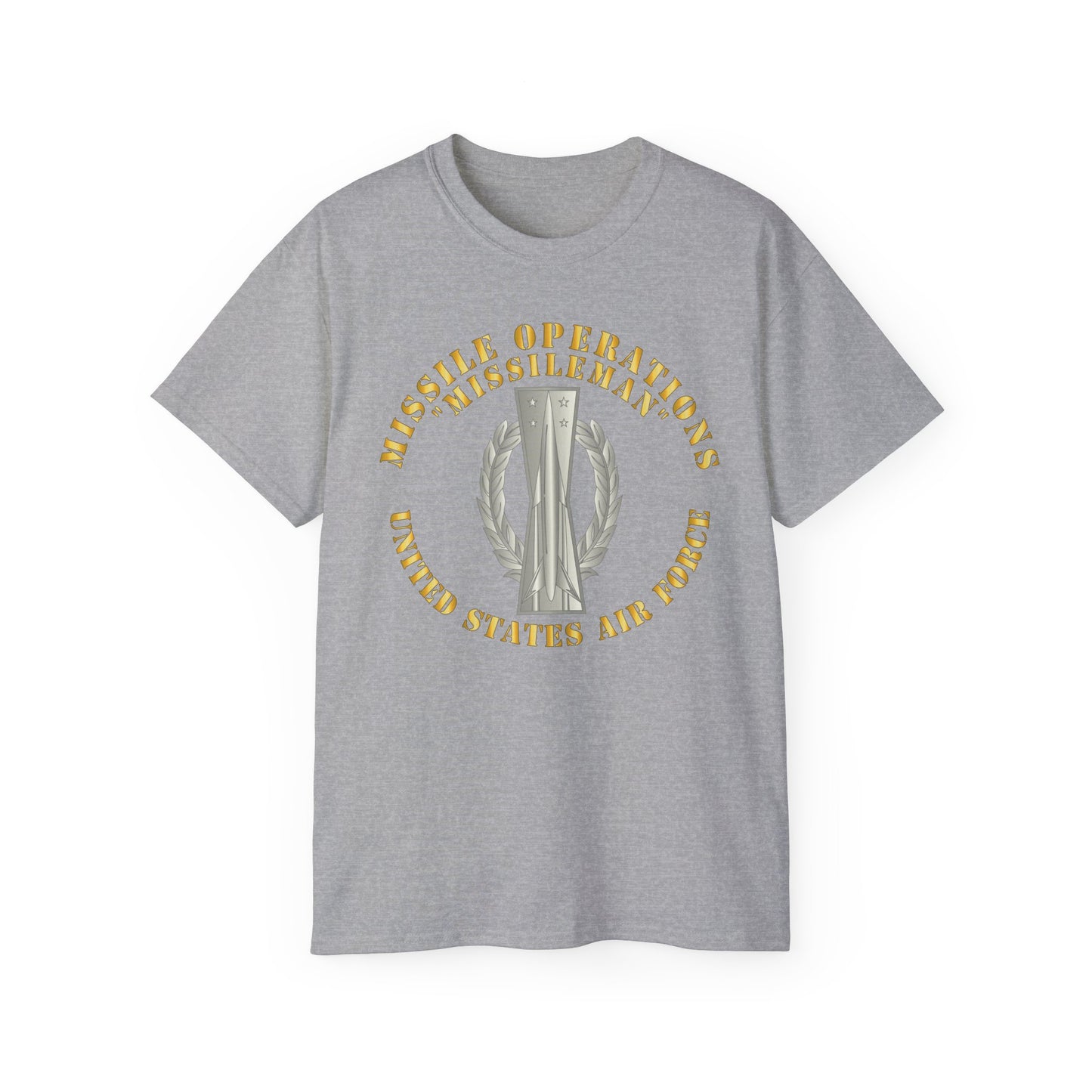 Unisex Ultra Cotton Tee - USAF - Missile Operations - Missileman - Basic