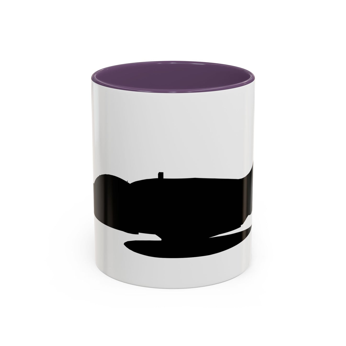 Accent Coffee Mug (11oz & 15oz) - Aircraft - A-4 SkyHawk - Silhouette X 300