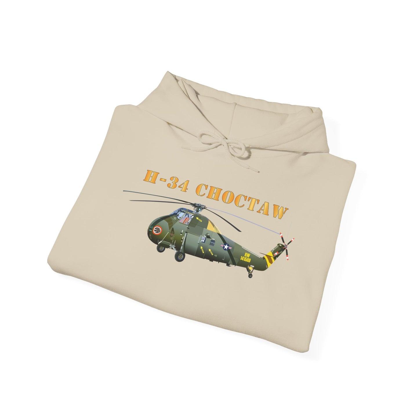 Unisex Heavy Blend Hooded Sweatshirt - H-34 Choctaw with Txt X 300