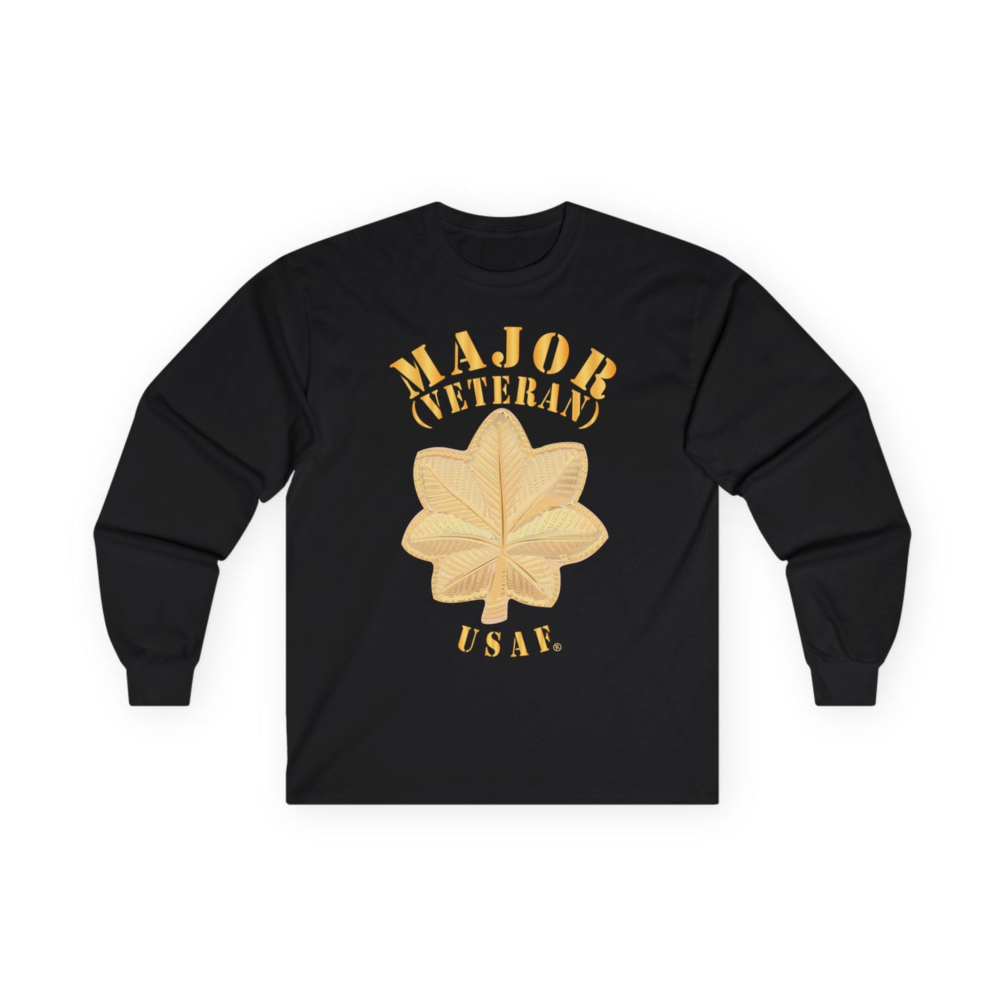 Unisex Ultra Cotton Long Sleeve Tee - USAF - Major - Veteran - USAF X 300