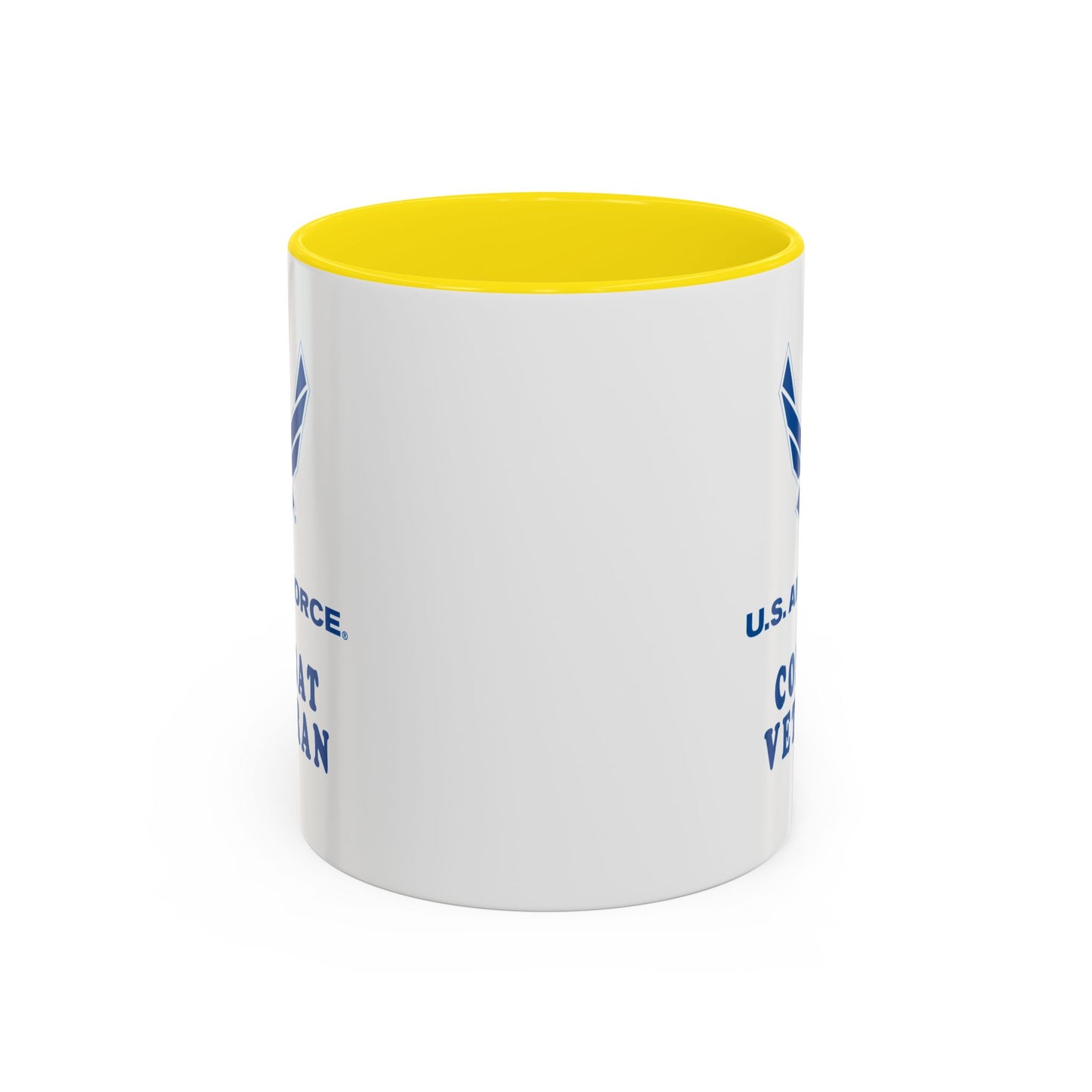 Accent Coffee Mug (11oz & 15oz) - USAF - Air Force - Combat Veteran X 300