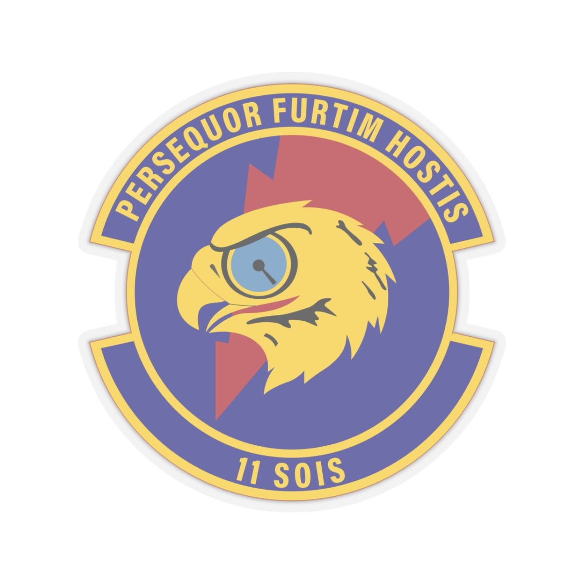 Kiss-Cut Stickers - USAF - 11th Special Operations Intelligence Sq wo txt X 300