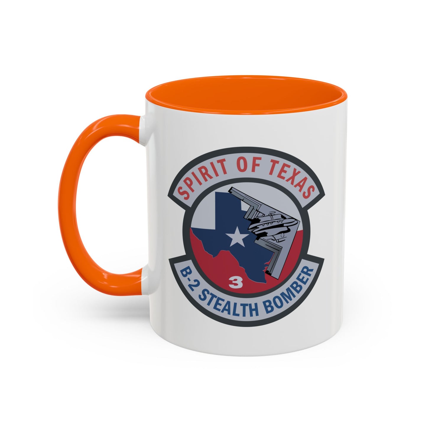 Accent Coffee Mug (11oz & 15oz) - USAF - B2 - Spirit of Texas - Stealth Bomber wo txt X 300