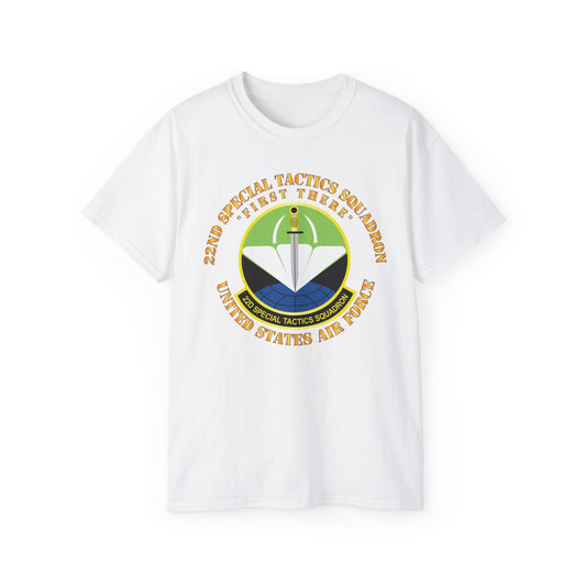 Unisex Ultra Cotton Tee - USAF - 22nd Special Tactics Squadron - First There X 300