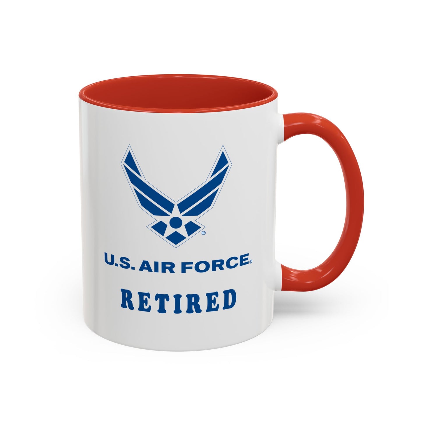 Accent Coffee Mug (11oz & 15oz) - USAF - Air Force - Retired X 300