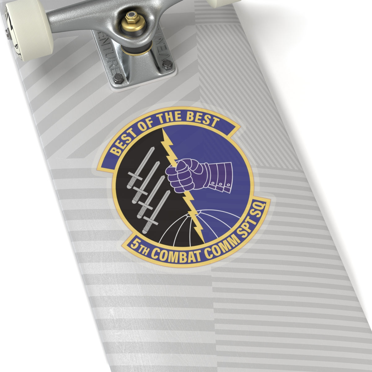 Kiss-Cut Stickers - USAF - 5th Combat Communications Support Sq wo txt X 300