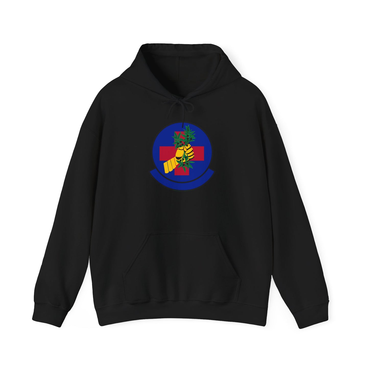 Unisex Heavy Blend Hooded Sweatshirt - USAF - 2nd Healthcare Operations Squadron wo txt