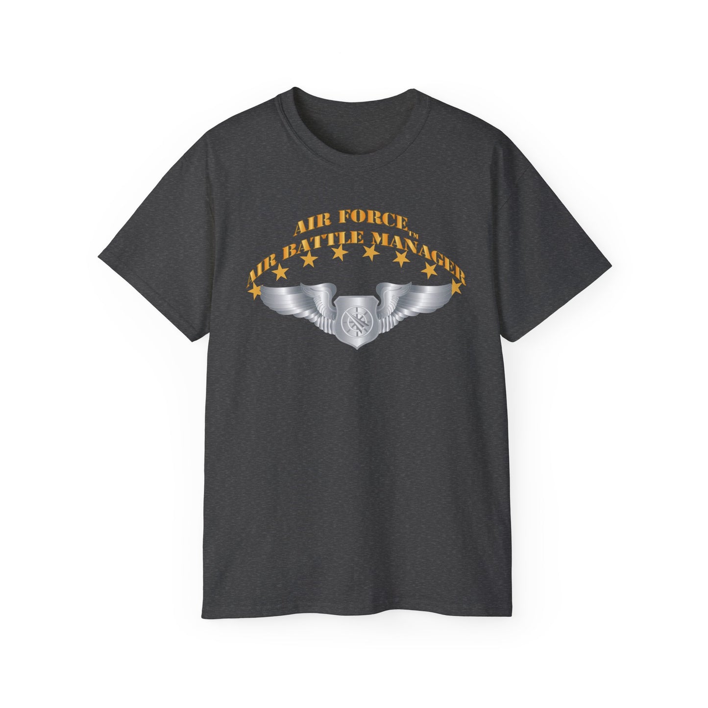 Unisex Ultra Cotton Tee - USAF - Air Battle Manager - Basic Wings X 300