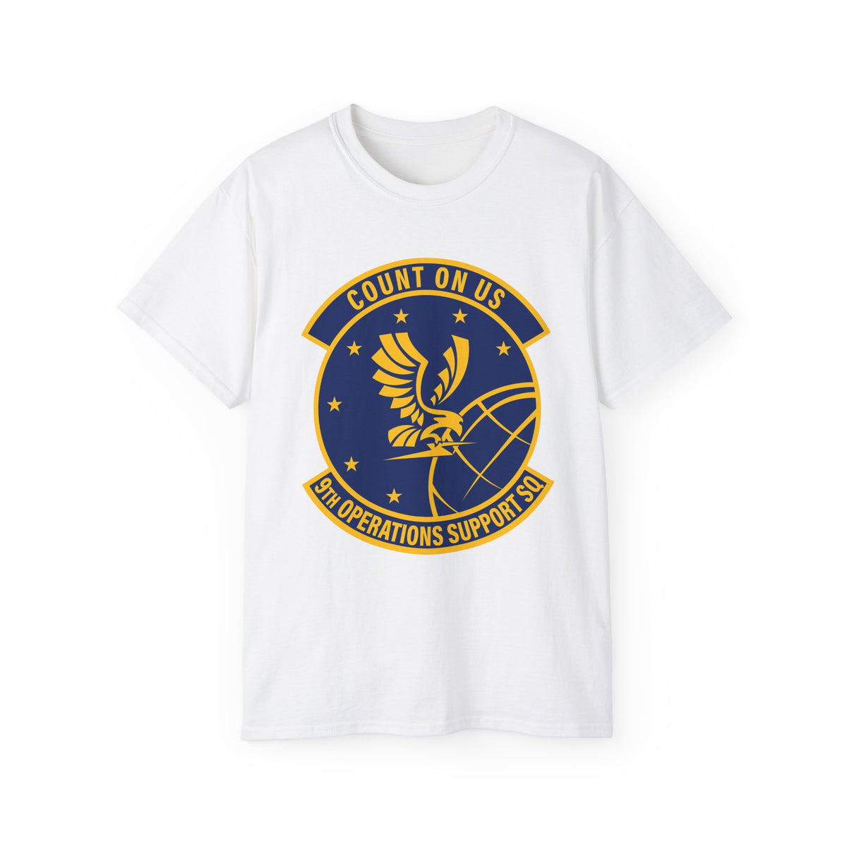 Unisex Ultra Cotton Tee - USAF - 9th Operations Support Squadron wo txt X 300