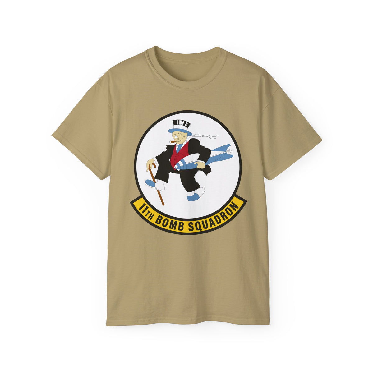 Unisex Ultra Cotton Tee - USAF - 11th Bomb Squadron wo txt