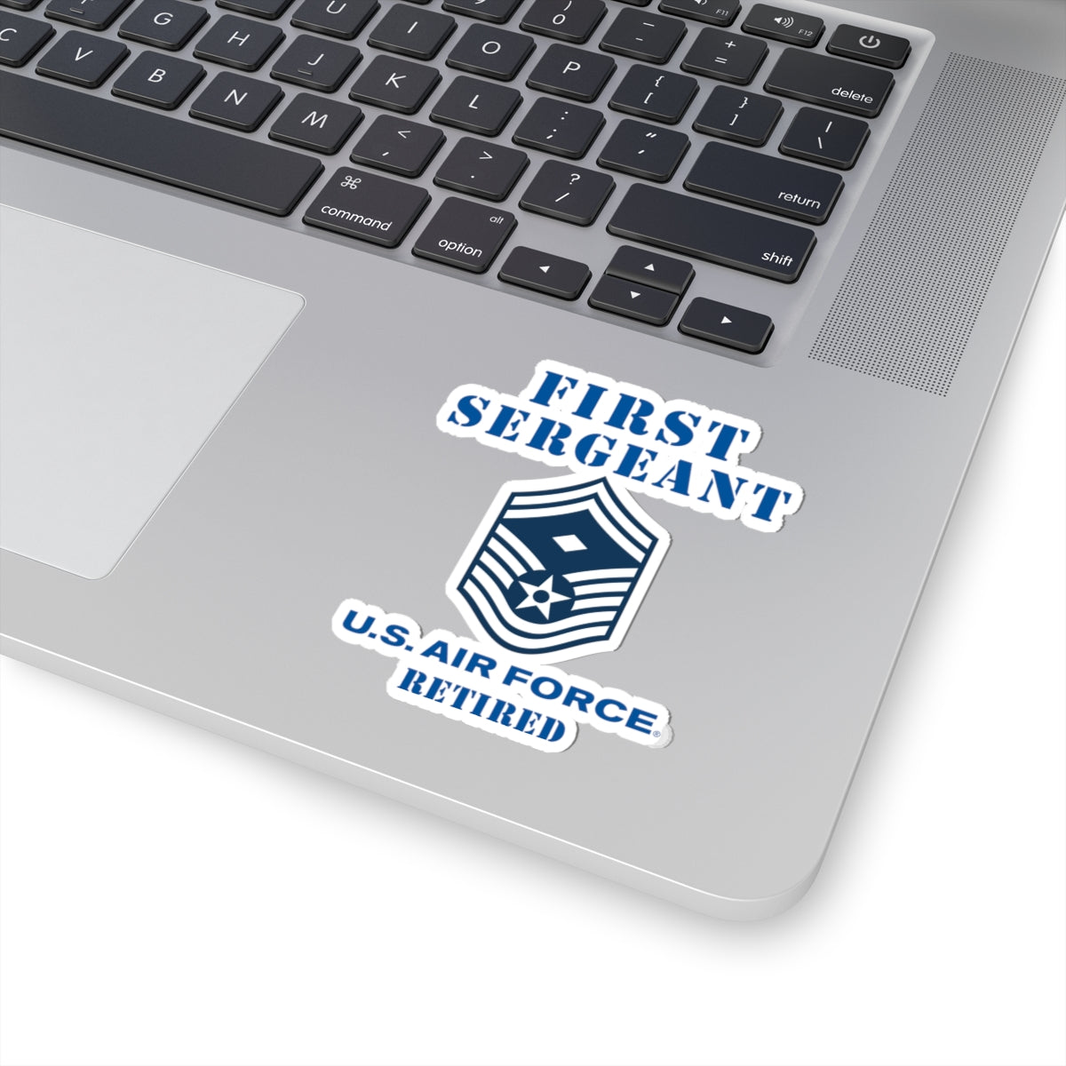 Kiss-Cut Stickers - USAF - First Sergeant (E8b) - 2020 - Retired