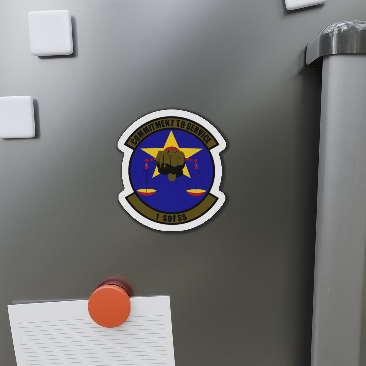Die-Cut Magnet - USAF - 1st Special Operations Force Support Sq wo txt X 300