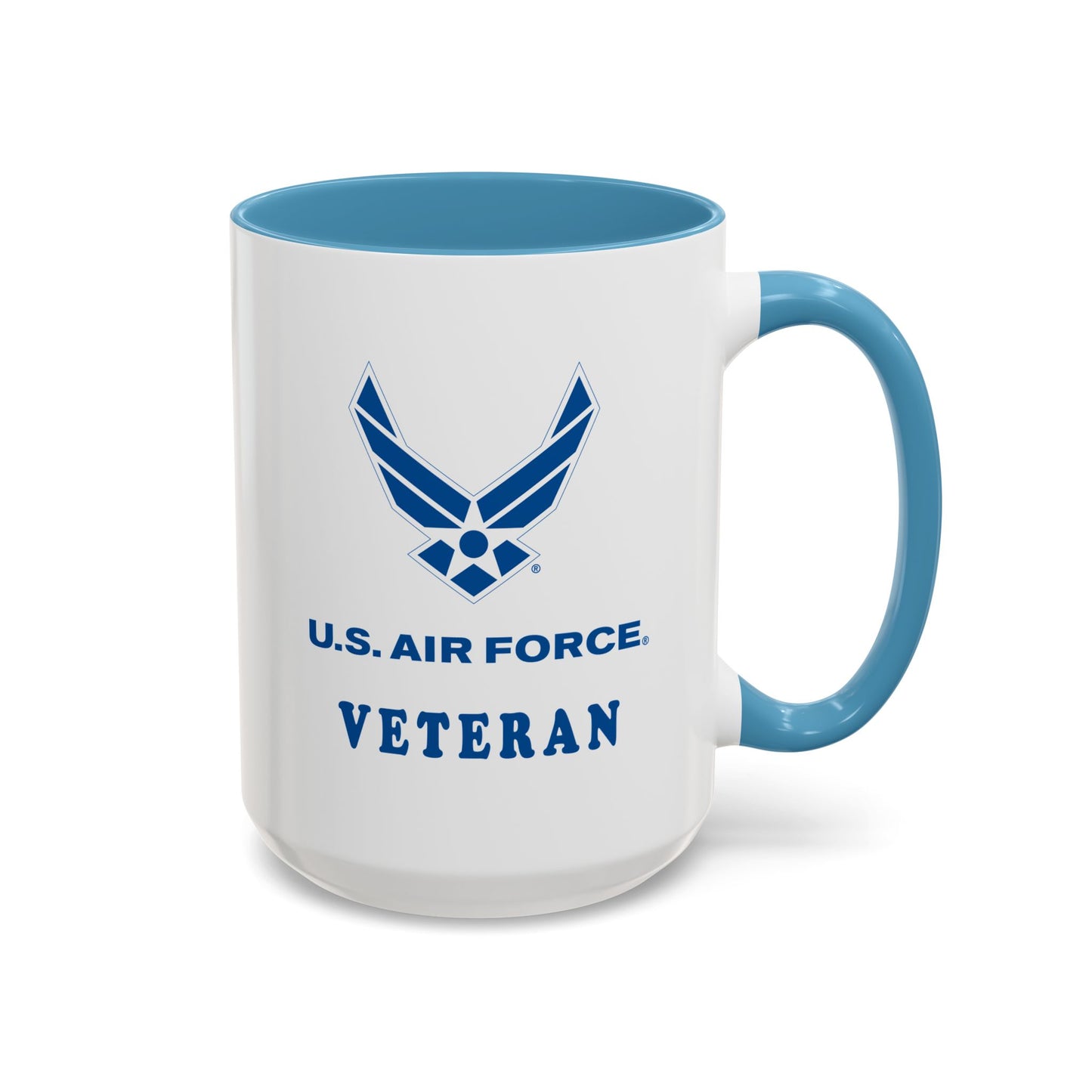 Accent Coffee Mug (11oz & 15oz) - USAF - Air Force - Veteran X 300