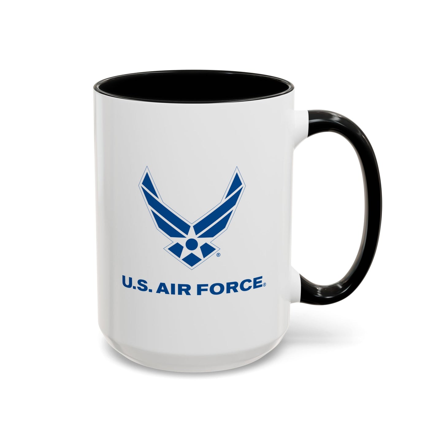 Accent Coffee Mug (11oz & 15oz) - USAF Logo, TM Txt - U S Air Force X 300
