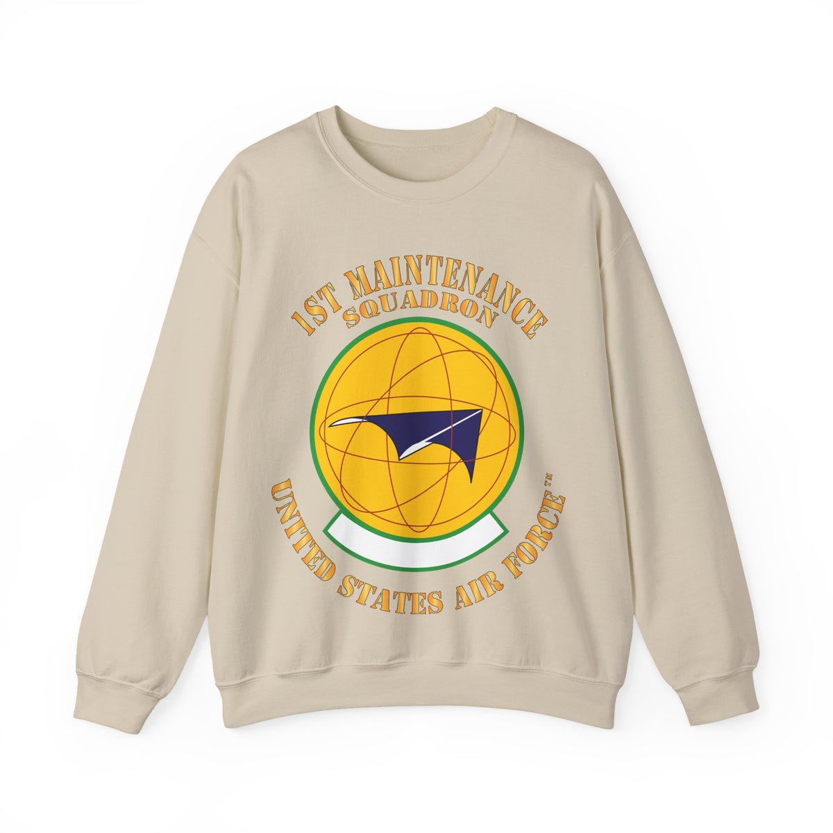 Crewneck Sweatshirt - USAF - 1st Maintenance Squadron X 300