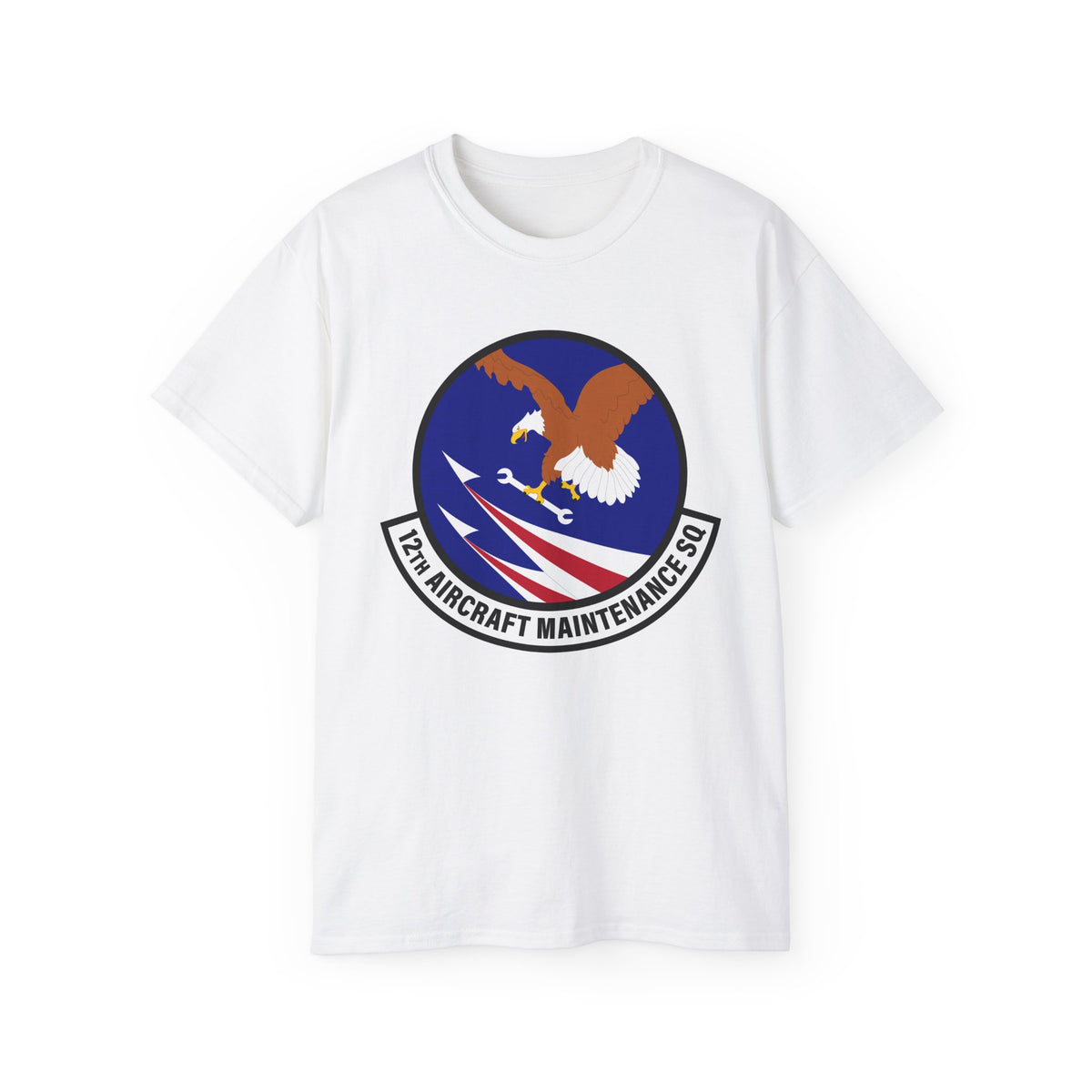 Unisex Ultra Cotton Tee - USAF - 12th Aircraft Maintenance Squadron wo txt