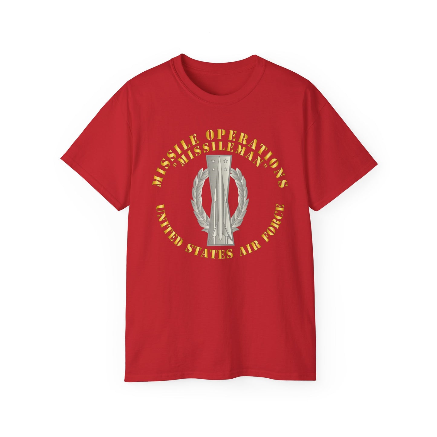 Unisex Ultra Cotton Tee - USAF - Missile Operations - Missileman - Basic