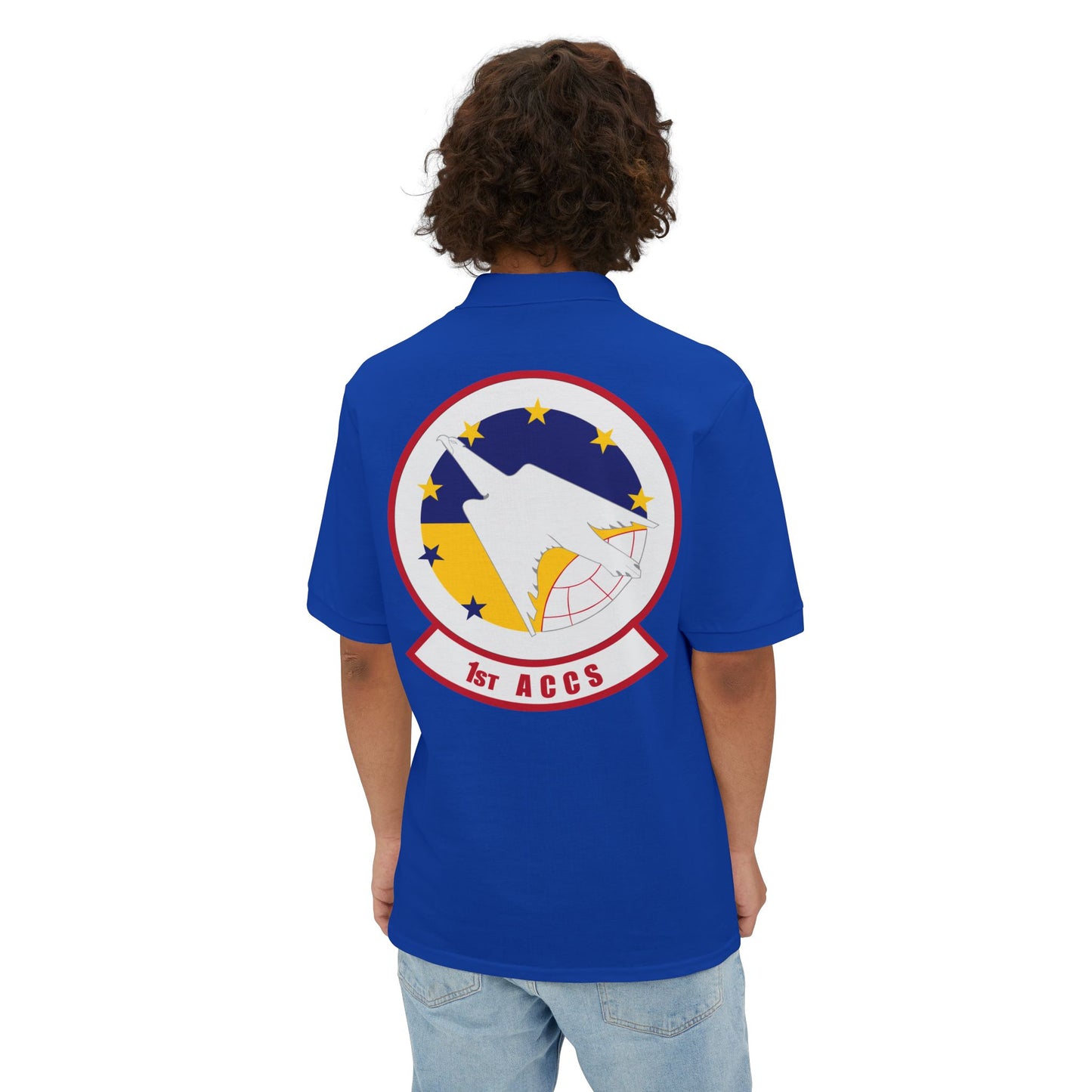 Men's Piqué Polo - USAF - 1st Airborne Command Control Squadron (ACC) wo txt X 300