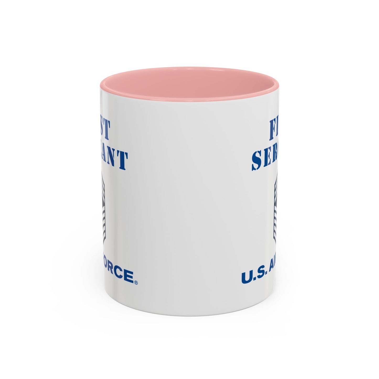 Accent Coffee Mug (11oz & 15oz) - USAF - First Sergeant (E9b) - 2020 - US Air Force w Text X 300