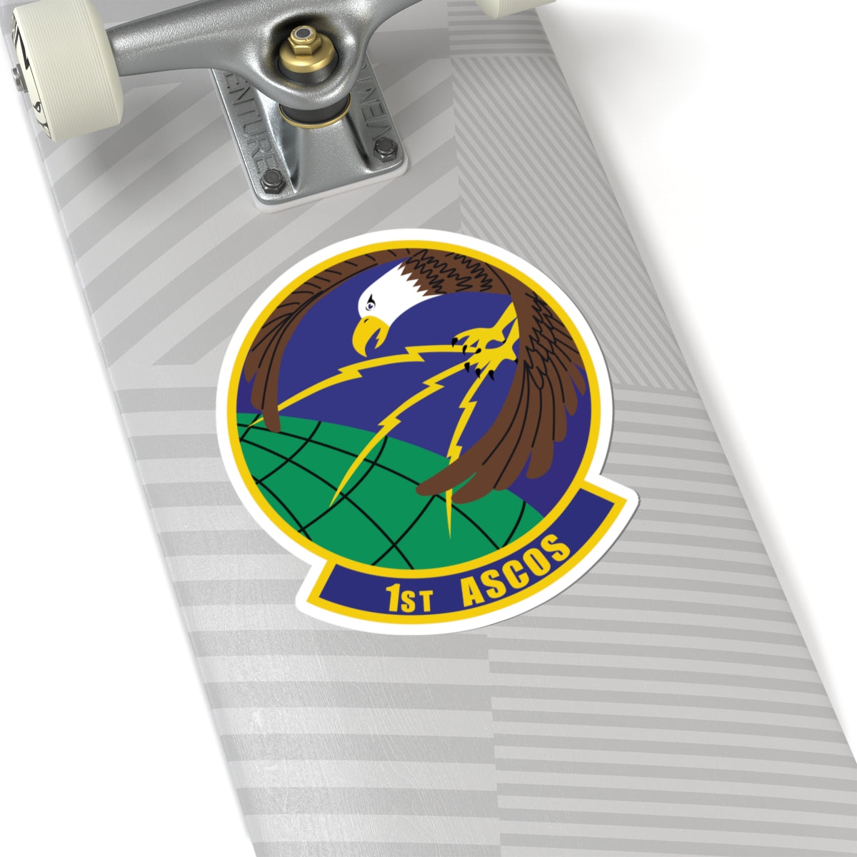 Kiss-Cut Stickers - USAF - 1st Air & Space Communications Operations Sq wo txt X 300