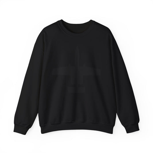Crewneck Sweatshirt - Aircraft - USAF - A-10 Thunderbolt II - Top - Silhouette X 300