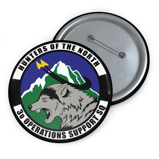 Custom Pin Button - USAF - 3rd Operations Support Squadron wo txt X 300